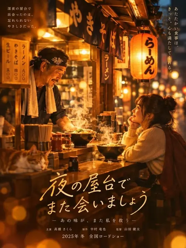 AI黄剧漫剧《云边的深夜食堂》封面